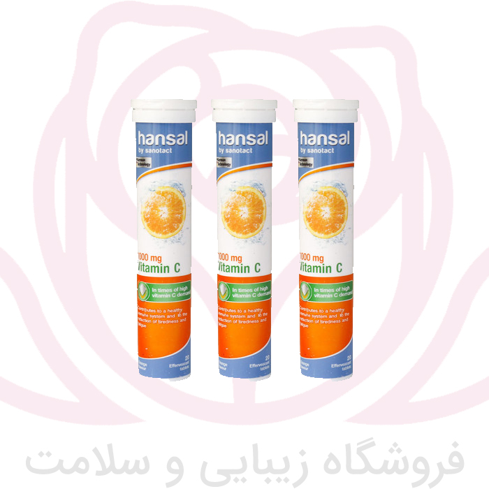 کاور قرص جوشان مولتی ویتامین جونیور ‌هانسال