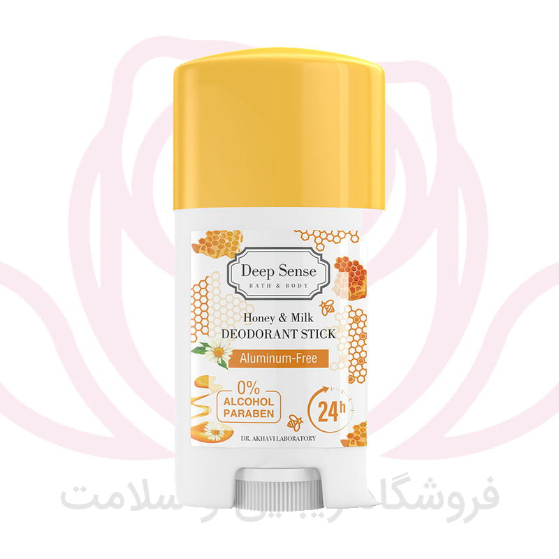 کاور دیپ سنس دئودورانت خوشبو کننده بدن شیرعسل
