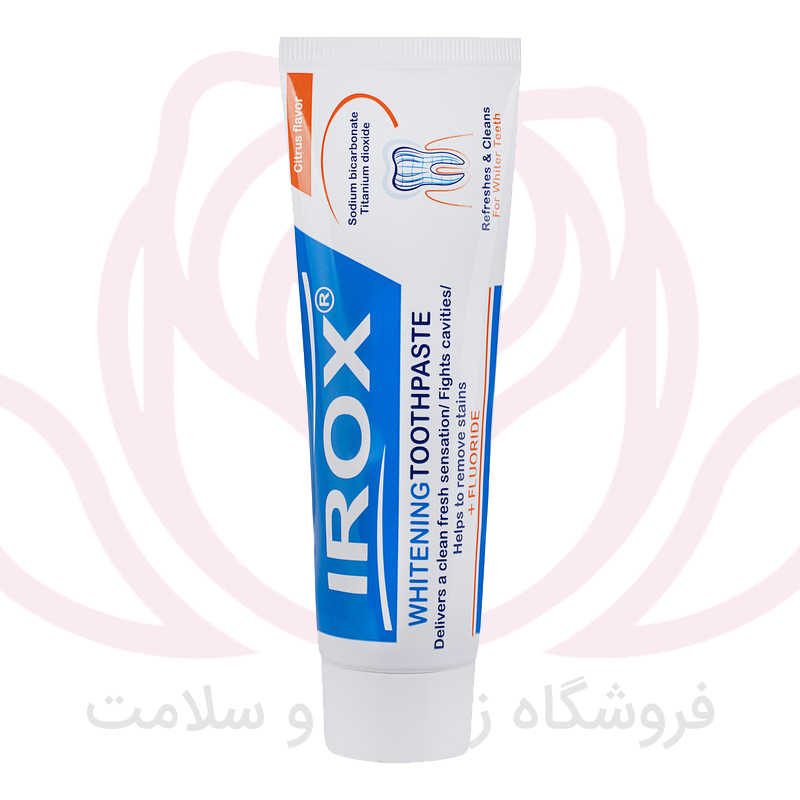 ایروکس خمیر دندان سفید کننده با طعم مرکبات