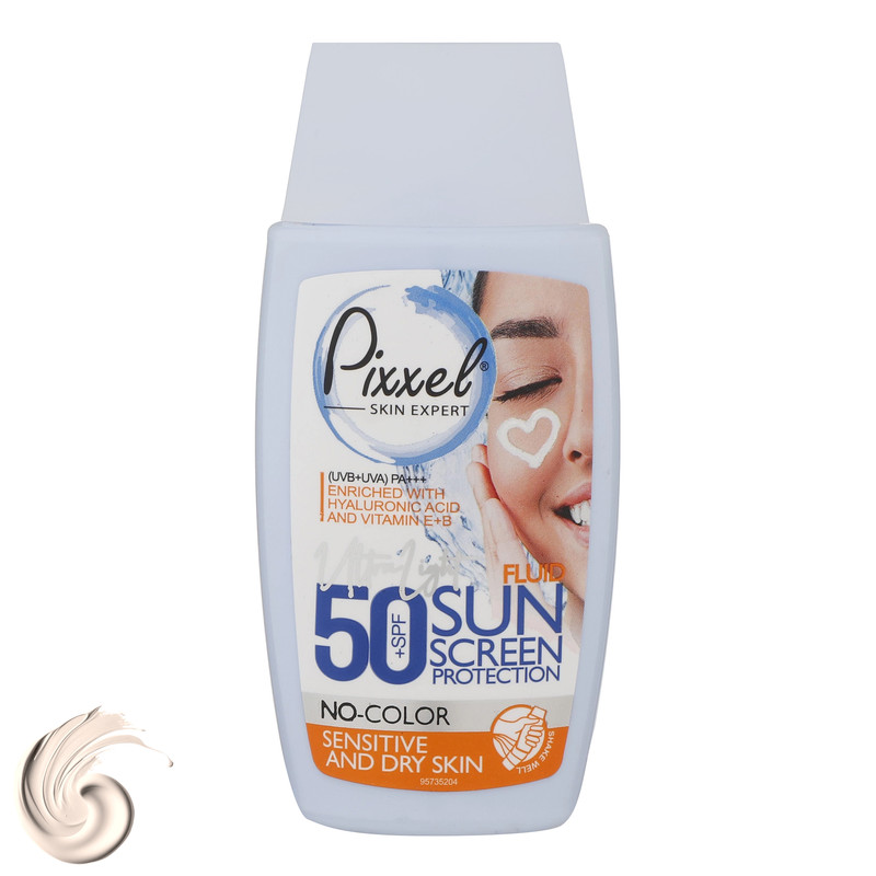 پیکسل کرم ضدآفتاب بی رنگ پوست چرب SPF 50