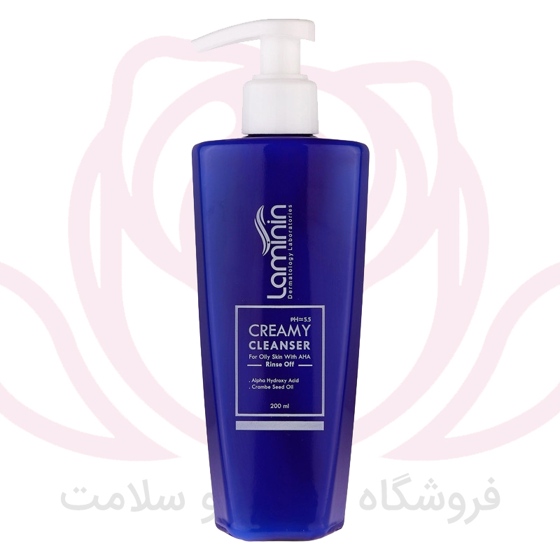 لامینین کرم ژل پاک کننده پوست چرب و آکنه ای