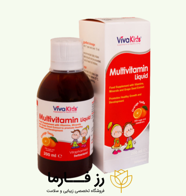 کاور شربت مولتی ویتامین ویواکیدز