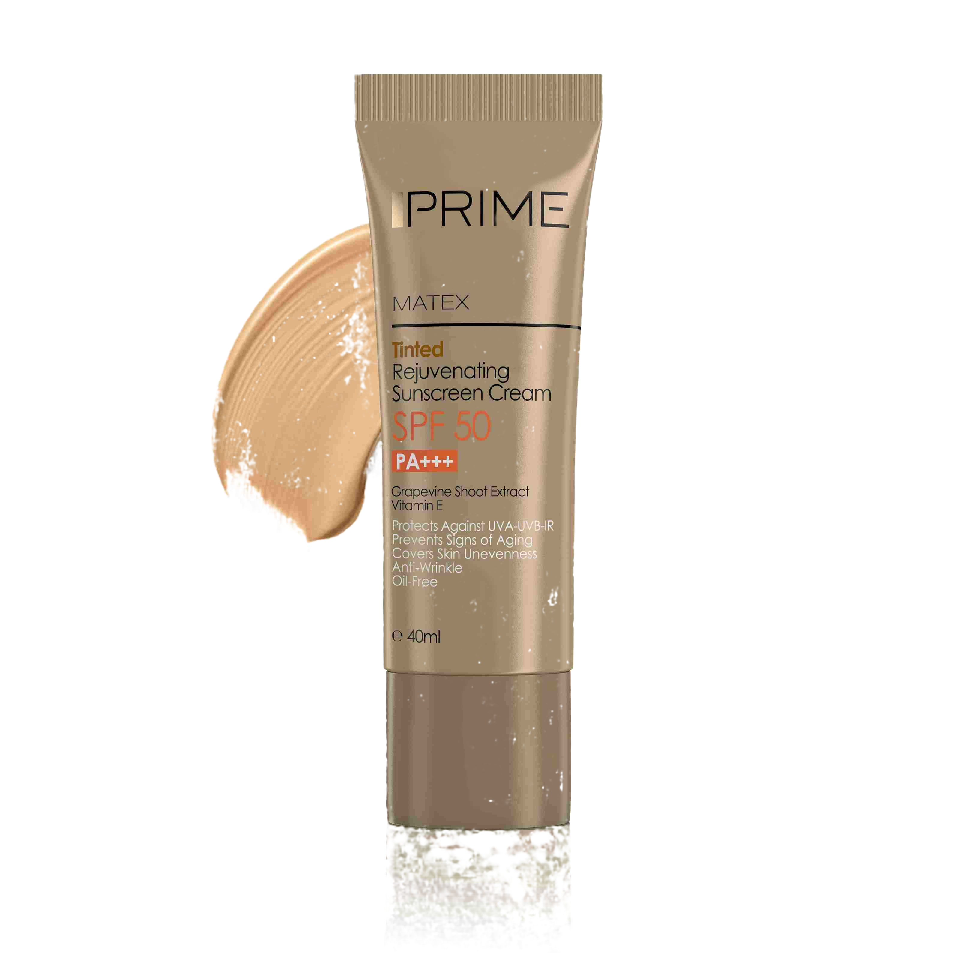 پرایم کرم ضدآفتاب جوان کننده رنگی SPF 50