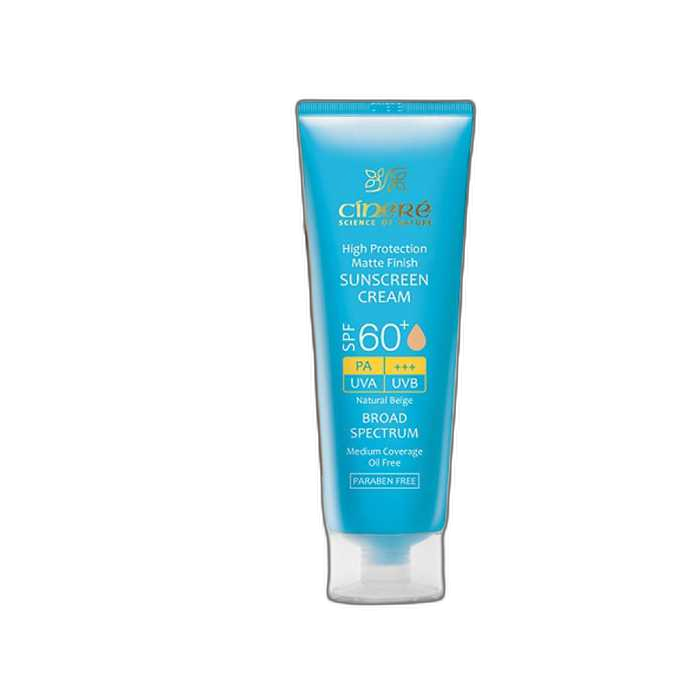 سینره کرم ضد آفتاب رنگی سینره SPF60(بژ طبیعی)