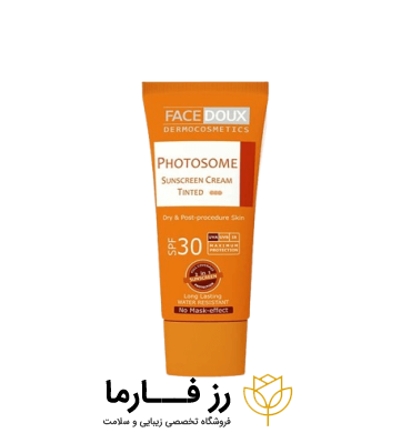کرم ضدآفتاب رنگی پوست خشک spf30 فیس دوکس