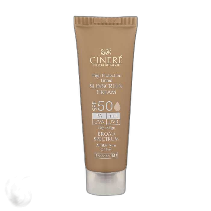 کاور سینره کرم ضد آفتاب رنگی SPF50 پلاس(بژ روشن)
