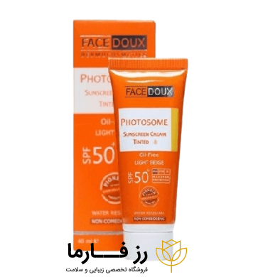کرم ضدآفتاب فاقد چربی spf50 فیس دوکس